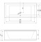 Передняя панель для акриловой ванны PLANE-200-SCR, 200x5x58 - 3