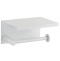 Держатель для туалетной бумаги Boheme Uno белый матовый 10971-MW - 0
