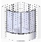 Шторка на ванну Bas Империал, Ирис 4 ств., пластик ШТ00028 - 6