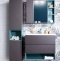Мебель для ванной Бриклаер Кристалл 80 софт графит - 2