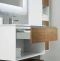 Комплект мебели Sanvit Контур 90 белый глянец - светлое дерево - 3