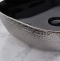 Раковина накладная CeramaLux NC 50 см черный/серебро  D1302H020 - 3