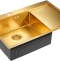 Мойка кухонная Paulmark Atlan 78 L брашированное золото PM217851-BGL - 2
