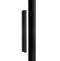 Душевой уголок Vincea Slim Soft 150х80 профиль черный стекло прозрачное  VSR-1SS8015CLB - 7