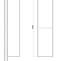 FAMILY Шкаф подвесной с двумя распашными дверцами, Cemento Veneto, 400x300x1500, Family-1500-2A-SO-CV - 4