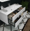 Мебель для ванной Opadiris Ибица 120 подвесная белая, фурнитура хром - 3