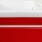Тумба с раковиной Style Line Compact 40 Люкс, красная - 4