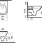 Комплект подвесного унитаза с инсталляцией VitrA S20 белый с сиденьем микролифт и кнопкой хром 9004B003-7207 - 3