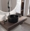 Мебель для ванной STWORKI Ольборг 100 столешница дуб карпентер, без отверстий, с тумбой 60, с раковиной BOCCHI Vessel черной 481986 - 3
