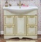 Мебель для ванной Sanflor Адель 100 белая, патина золото - 1