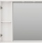 Зеркало-шкаф Misty Атлантик 80 L белый с подсветкой  П-Атл-4080-010Л - 2