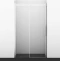 Душевая дверь в нишу Wasserkraft Alme 130х200 профиль хром стекло прозрачное 15R30 - 0