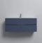 EB1890RU-G98 Nona  Мебель с интегрированными ручками, глянцевый темно-синий, 120 см, 2 ящика - 2