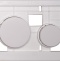 Кнопка смыва Tece Loop кнопка белая, стекло на выбор  9240663 - 1
