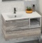Мебель для ванной Comforty Турин 90 L дуб бежевый - 1