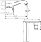 Смеситель для раковины Hansgrohe Metris Classic, никель  31003820 - 1