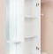 Зеркало-шкаф Onika Лилия 60 R с подсветкой, белый  206012 - 1