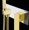 Гигиенический душ Boheme Q со смесителем хром - золото 147-CRG - 0