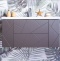 Мебель для ванной Бриклаер Кристалл 100 софт графит - 1