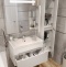 Мебель для ванной DIWO Коломна 80, подвесная, белая, российская (гарнитур, мебель) 462695 - 4