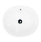 Раковина керамическая накладная AM5306-W, цвет белый глянец, 490x420x180 мм - 1