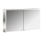 Emco Asis prime Зеркальный шкаф 1200х152хh700мм, навесной, 2 дверки, 2 стекл.полки LED-подсветка сенсорн., розетка, боковые панели зеркало 9497 060 84 - 0