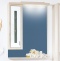 Зеркало-шкаф Бриклаер Бали 62 светлая лиственница, белый глянец, L 4627125411991 - 0