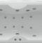 Акриловая ванна Aquatek Феникс 180 см с гидромассажем и экраном FEN180-0000006 - 0