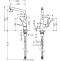 Кухонный смеситель Hansgrohe Metris M71 однорычажный, 320, с запорным вентилем, 1jet, хром 14888000 - 1