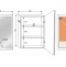 Зеркало-шкаф Style Line Квартет 60х80 с подсветкой  СС-00002374 - 1