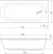Акриловая ванна Cezares Piave 170х75  PIAVE-170-75-42-W37 - 2