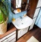 Мебель для ванной Бриклаер Бали 60 венге, белый глянец - 2