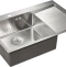 Мойка кухонная Paulmark Atlan 78 L брашированная сталь PM217851-BSL - 1