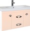 Мебель для ванной Bellezza Неаполь 90 подвесная 2 ящика бежевая - 1