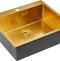 Мойка кухонная Paulmark Isar 59 брашированное золото PM805951-BG - 1