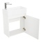 Комплект мебели Belbagno Kraft Mini 50 R белый матовый - 5