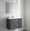 Мебель для ванной Jacob Delafon Ola 80 серый антрацит - 0