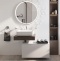 Мебель для ванной STWORKI Ольборг 60 столешница дуб карпентер, без отверстий, с тумбой 80, с раковиной STWORKI Soul 1 белой 489274 - 0
