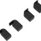Крепежный набор для полотенцесушителя Allen Brau Infinity черный матовый 8.21008.BBA - 0