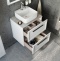 Мебель для ванной STWORKI Эстерсунд 60 белая матовая, простоун беж 459683 - 4