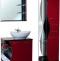 Зеркало Bellezza Рио 70 R красное с черным 4613611061214 - 1