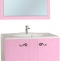 Мебель для ванной Bellezza Эстель 90 розовая - 0