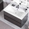 Комплект мебели Aquaton Римини 100 черный глянец - 2