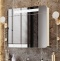Зеркало-шкаф Onika Неаполь 80 с подсветкой, белый  208094 - 1