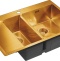 Мойка кухонная Paulmark Liga R 78 брашированное золото PM227851-BGR - 1