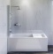 Комплект акриловой ванны со шторкой и душевой системой AM.PM Gem 170x70 белая W90ASET-170D8 - 1
