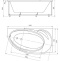 Акриловая ванна Aquatek Бетта 160x97 см (Бетта-160_DX) BET160-0000028 - 5
