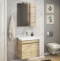 Мебель для ванной Comforty Тромсе 60 дуб сонома - 0