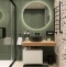 Мебель для ванной STWORKI Ольборг 100 столешница дуб французский, без отверстий, с тумбой 60, с раковиной BOCCHI Vessel черной 483360 - 0