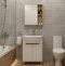 Мебель для ванной DIWO Углич 60 в скандинавском стиле, белый, под дерево 461721 - 0
